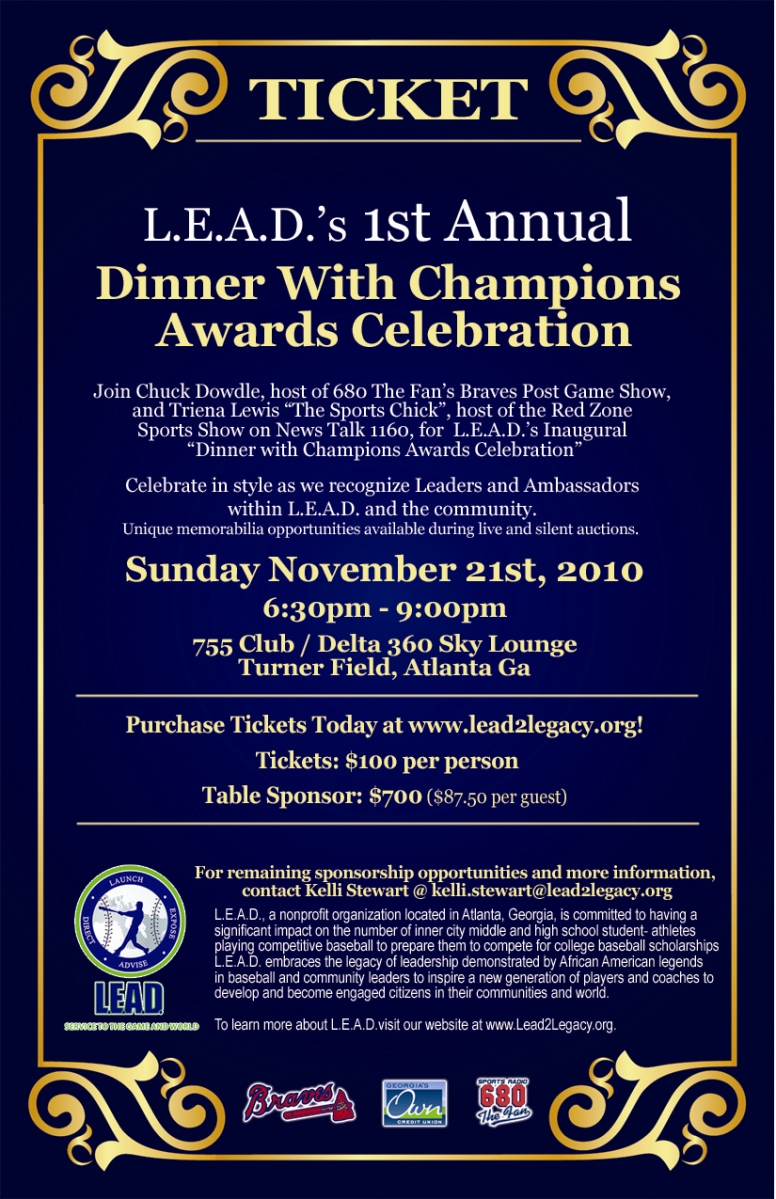 L.E.A.D.'s 1st Annual Dinner With Champions Awards Celebration
